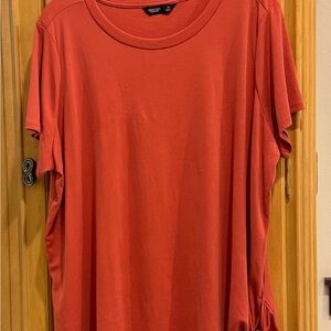 Simply Vera Vera Wang Coral Short Sleeve Crewneck Tee